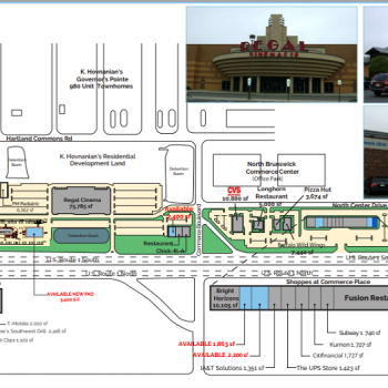 Plan of mall Commerce Center