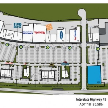 Plan of mall Conroe Marketplace
