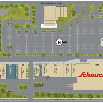 Plan of mall Constitution Trail Centre