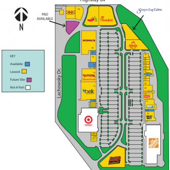 Plan of mall Conway Commons