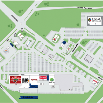 Plan of mall Cook's Corner