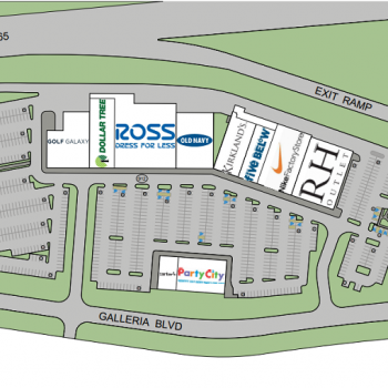 Plan of mall Cool Springs Pointe