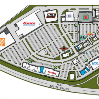 Plan of mall Corona Hills Marketplace