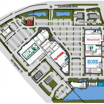 Plan of mall Countryside Centre