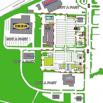 Plan of mall Countrywood Crossing