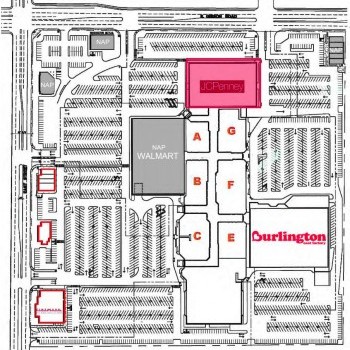 Plan of mall County Fair Fashion Mall