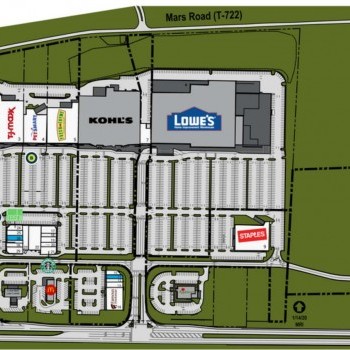 Plan of mall Cranberry Commons