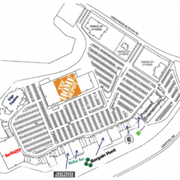 Plan of mall Crestwood Festival Shopping Center