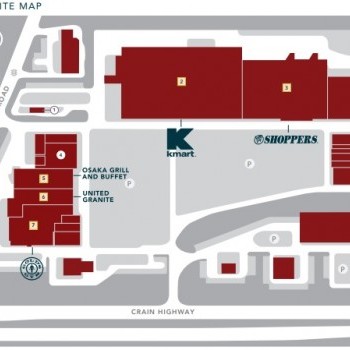 Plan of mall Crofton Centre