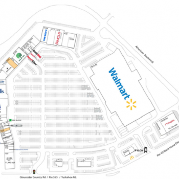 Plan of mall Cross Keys Commons