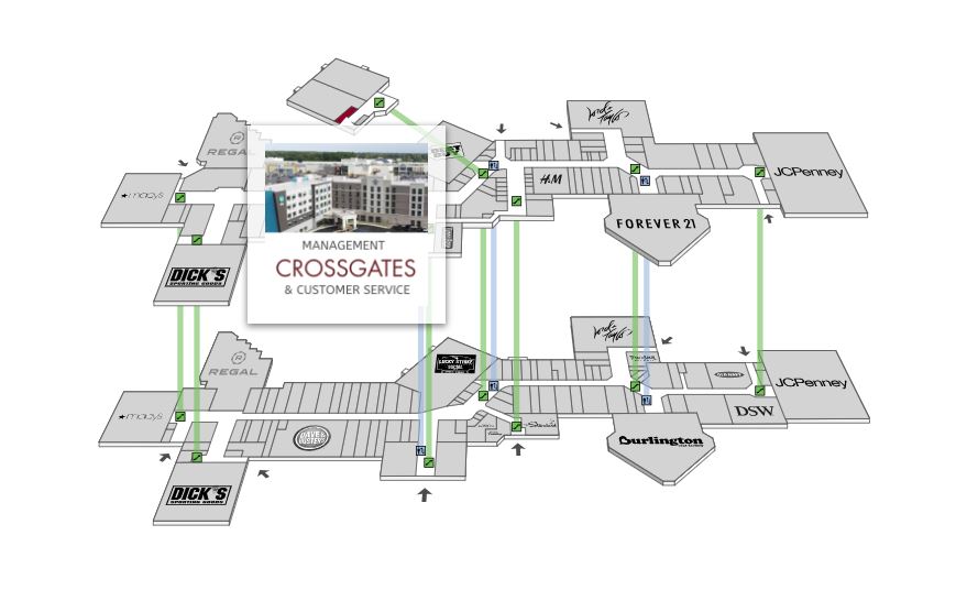 Directory Crossgates Mall Map Of Stores