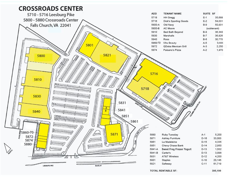Safeway In Crossroads Center At Bailey S Store Location Hours Falls Church Virginia Malls In America