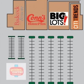 Plan of mall Crossroads Center