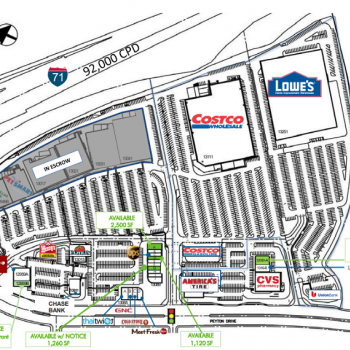 Plan of mall Crossroads Marketplace