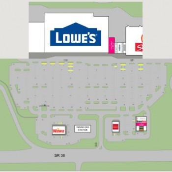 Plan of mall Crossroads Plaza