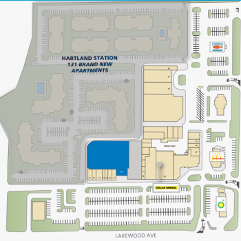 Plan of mall Crossroads Shopping Center