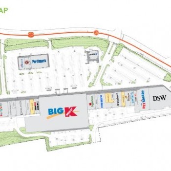 Plan of mall Crossroads Shopping Center