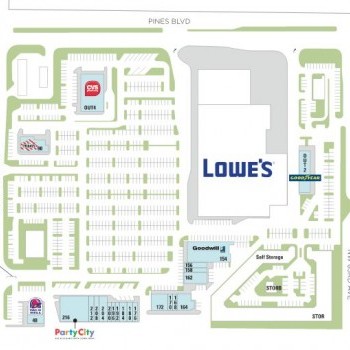 Plan of mall Crossroads Square