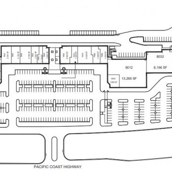 Plan of mall Crystal Cove Shopping Center