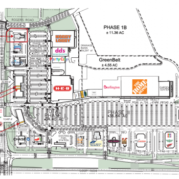 Plan of mall Culebra Market