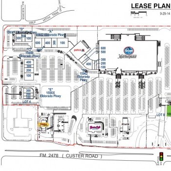 Plan of mall Custer Star