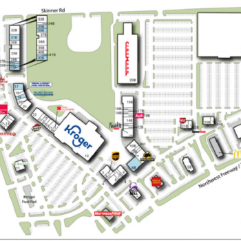 Plan of mall Cyfair Town Center