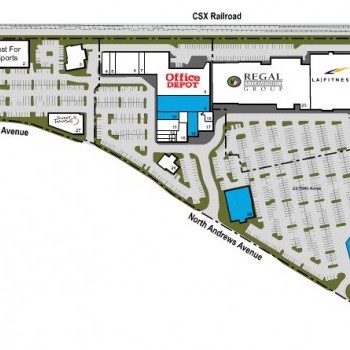 Plan of mall Cypress Creek Station