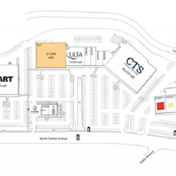Plan of mall Dalewood I, II, & III