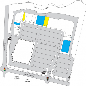 Plan of mall Danbury Square