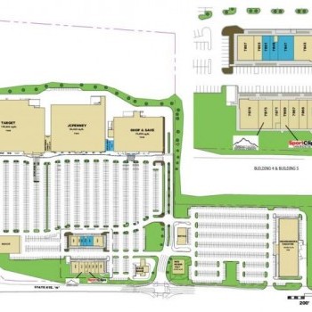 Plan of mall Dardenne Town Square
