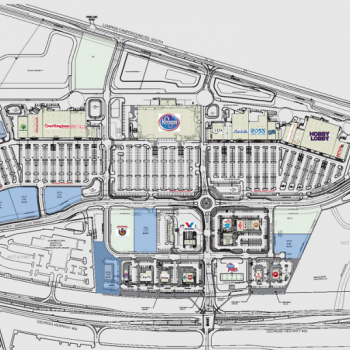 Plan of mall Dawson Marketplace