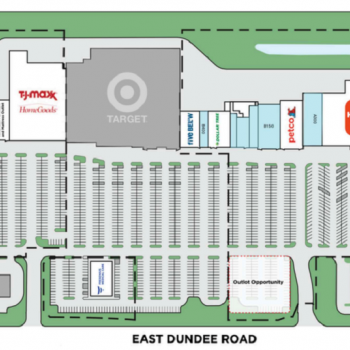 Plan of mall Deer Grove Center