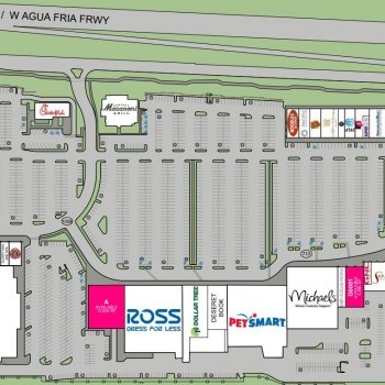 Plan of mall Deer Valley Towne Center