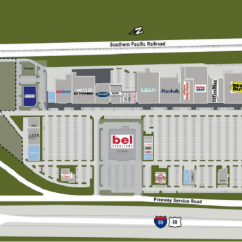 Plan of mall Deerbrook Marketplace