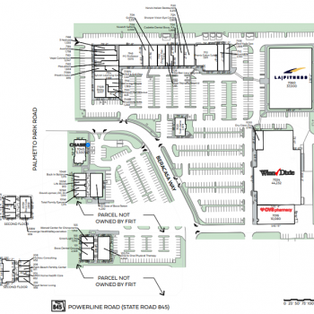 Plan of mall Del Mar Village
