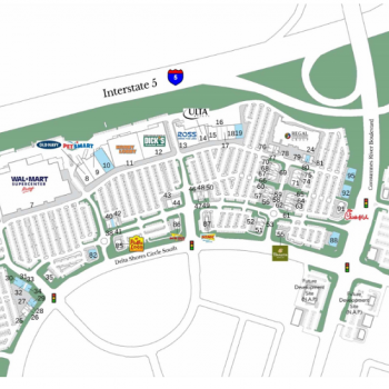 Plan of mall Delta Shores