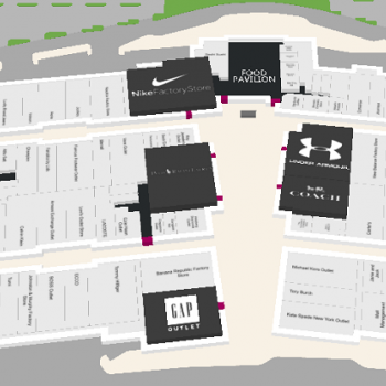 Plan of mall Denver Premium Outlets