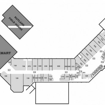 Plan of mall Diamond Run Mall