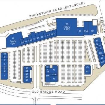 Plan of mall Dillingham Square
