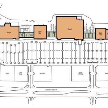 Plan of mall Dogwood Promenade
