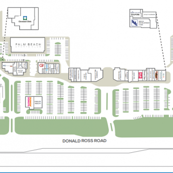 Plan of mall Donald Ross Village