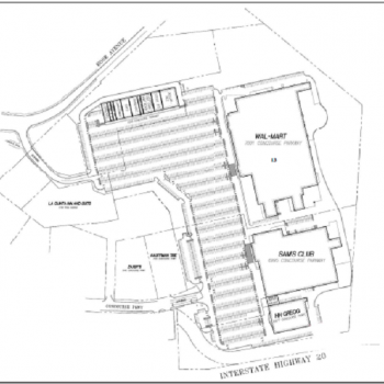 Plan of mall Douglasville Crossroads