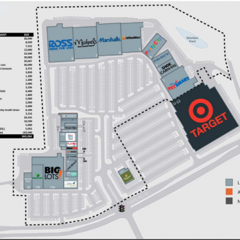 Plan of mall Douglasville Pavilion