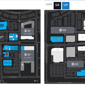 Plan of mall Downtown One Loudoun