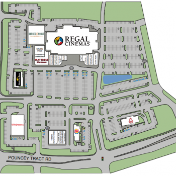 Plan of mall Downtown Short Pump