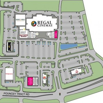 Plan of mall Downtown Short Pump