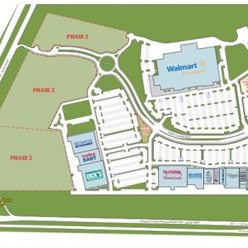 Plan of mall Dulles Landing Shopping Center