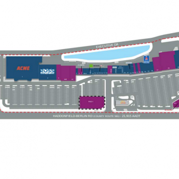Plan of mall Eagle Plaza Shopping Center