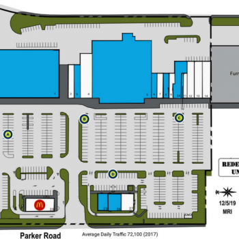 Plan of mall East Bank Shopping Center