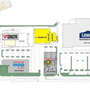Plan of mall East Main Centre I & II